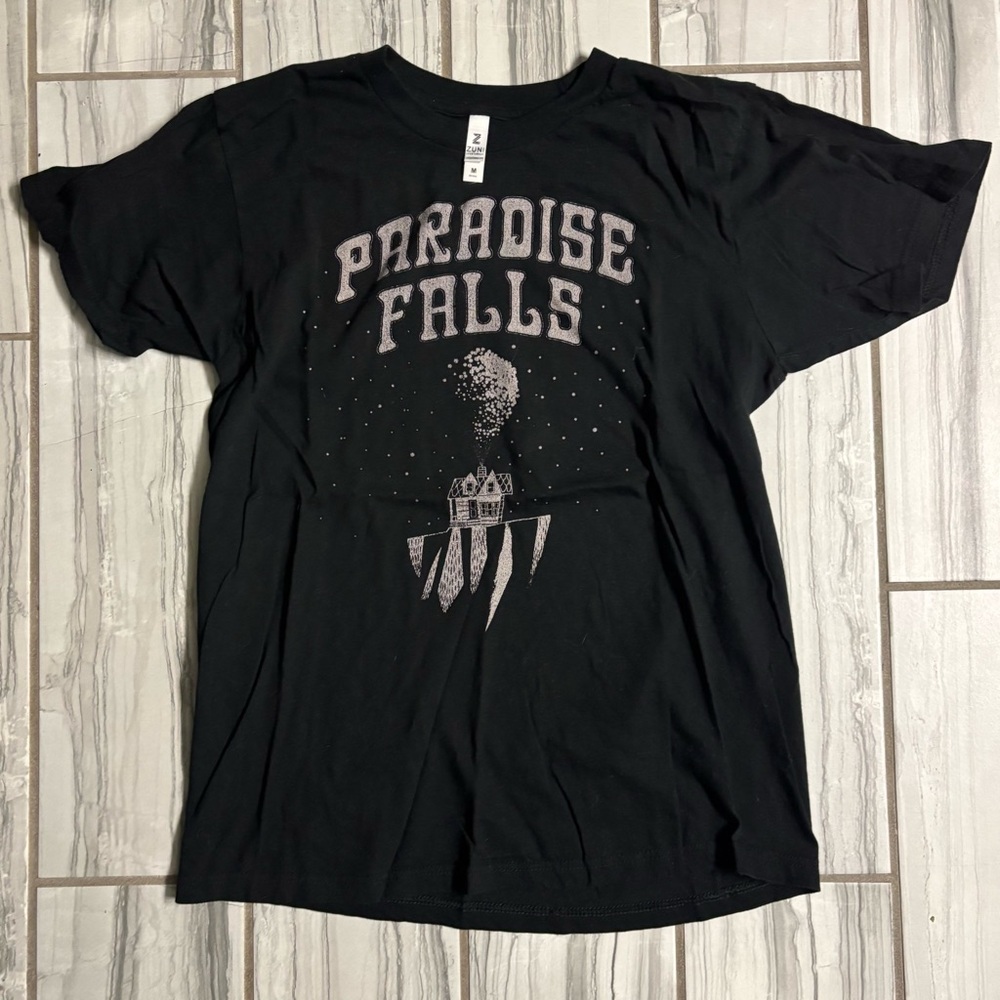 Paradise Falls Black T-Shirt